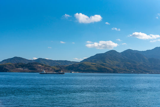Suo-Oshima island (Yashiro-jima). An island located in The Seto Inland Sea, Yamaguchi Prefecture, Japan