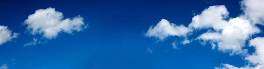 Obraz premium White clouds and blue sky background . Nature background.