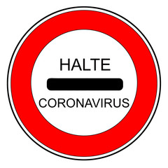 HALTE CORONAVIRUS