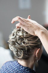 Naklejka premium Coiffure