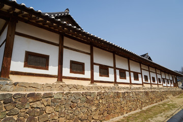 Imcheonggak Pavilion in Andong-si, South Korea. Imcheonggak is a traditional house built in the Joseon Dynasty.