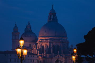 Basilica of Santa Maria della Salute in Venice, Italy