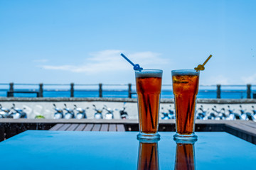 Drink at the morning in Ludao tai wan 