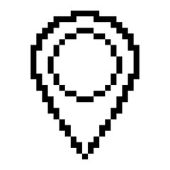 Fototapeta na wymiar vector flat icon of mark directional symbol