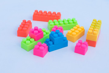 Baby toy colorful block pieces