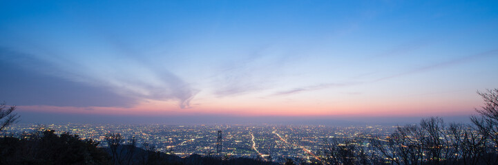 Obraz premium 大阪平野の風景