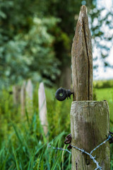Altes Metall, Rost, Schloss, Detail, lost places, Bügel