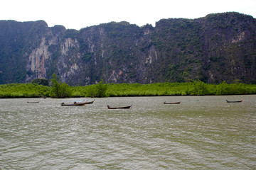 Landscapes of the beautiful Kingdom of Thailand, the purest Adaman Sea and islands.