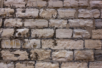 careless grunge gray and brown brickwork pattern texture