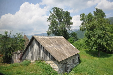 old house in village