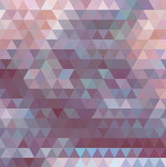 Light purple vector small triangles background. Design template for banner, poster, cover.