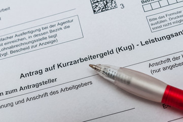 Antrag Arbeitsamt auf Kurzarbeit (KUG) einreichen