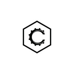 letter C logo icon template