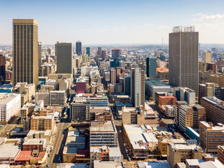 Naklejka premium Downtown of Johannesburg, South Africa