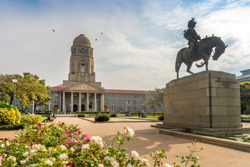 City hall in city center of Pretoria, South Africa