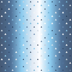 Fototapeta na wymiar Glowing shamrock pattern. Seamless vector background
