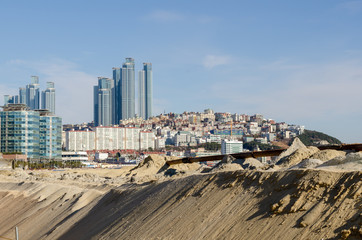 Naklejka premium Busan, South Korea