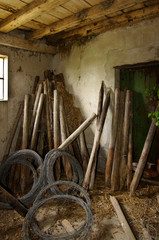 Ruine, lost place, Gemäuer, Stall, alt