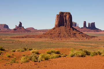 The rocks formations of Monument Valley, Utah, USA