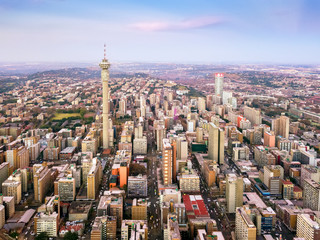Naklejka premium Śródmieście Johannesburga, RPA