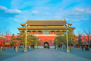 Duanmen Gate of the Forbidden City in Beijing, China