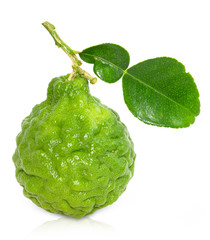 Bergamot isolated on white background