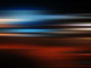 Abstract artwork made with blurred urban lights and shadows
