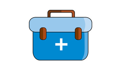 Medical bag. This image can be used for design, posts about medicine, coronovirus and in medical journals