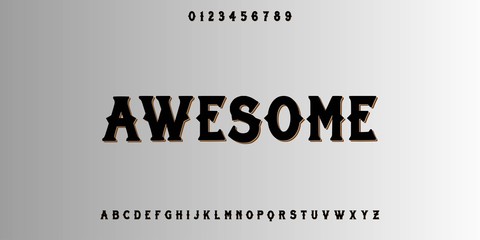 Fototapeta premium retro font alphabet Script Typeface handcrafted handwritten vector label design old style. vintage Hand Drawn.Retro Typography.Vector Illustration