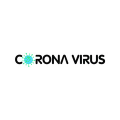 Corona Virus 2020. Wuhan virus disease, virus infections prevention methods Corona Virus Logo Symbol