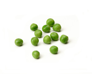 Peas - Isolated on White Background