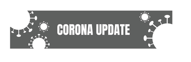 Corona Update Header für Web oder Briefkopf etc. • 1920 x 450