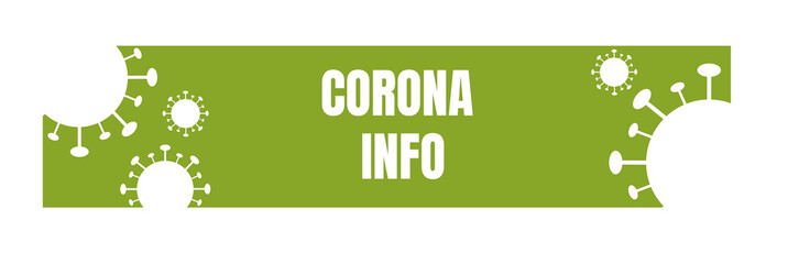 Corona Info Header für Web, Briefkopf etc.