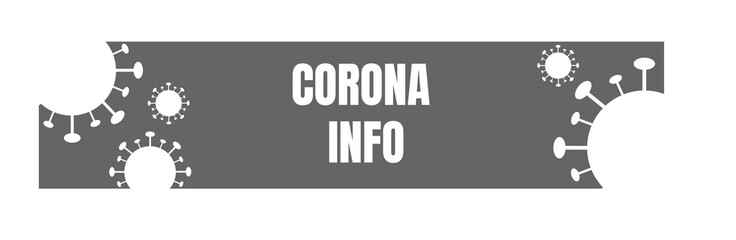 Corona Info Header für Web, Briefkopf etc. • 1920 x 450