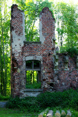 Naklejka premium Schloss, Ruine, Gemäuer, alt, Burg