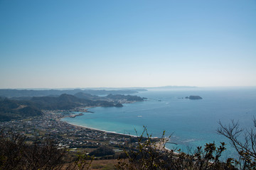 港町の風景　千葉県鋸南町