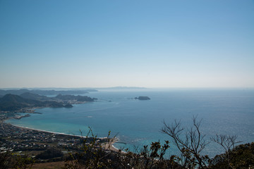 港町の風景　千葉県鋸南町