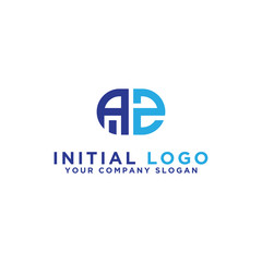Inspiring logo design Set, for companies from the initial letters of the AZ logo icon. -Vectors
