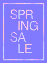 Spring sale