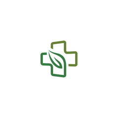 Medical Cross and Health Pharmacy Logo Vector Template