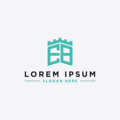 Inspiring logo design Set, for companies from the initial letters of the EB logo icon. -Vectors