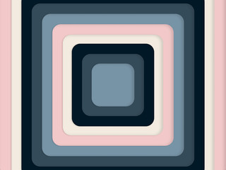 Abstract rounded squares overlay illustration