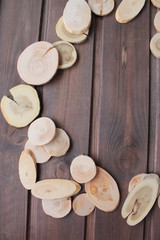 mushrooms on a wooden board
