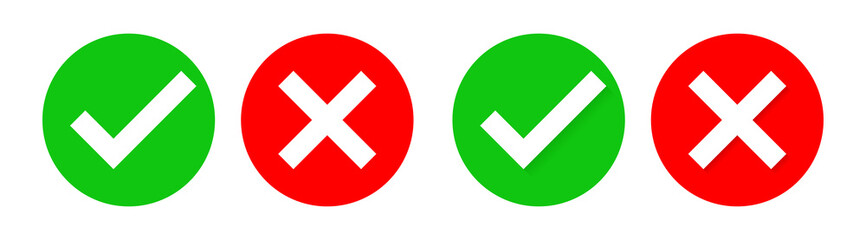 Obraz premium Check mark icon. Vector illustration.