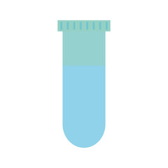 Isolated chemistry bottle flat style icon vector design