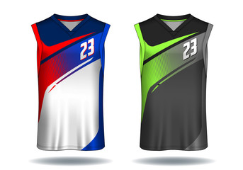 Basketball jersey, Tank top sport illustration.	