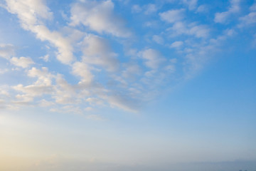 blue sky with cloud