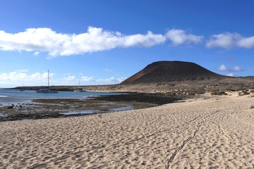 Fototapeta na wymiar Francesa Beach, Graciosa Island, Canary