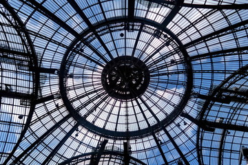 Verrière de la coupole du Grand Palais. Paris.