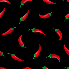 Pepper seamless pattern